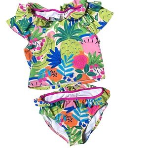 Mini Boden Frilly Tankini Girls Swim Suit